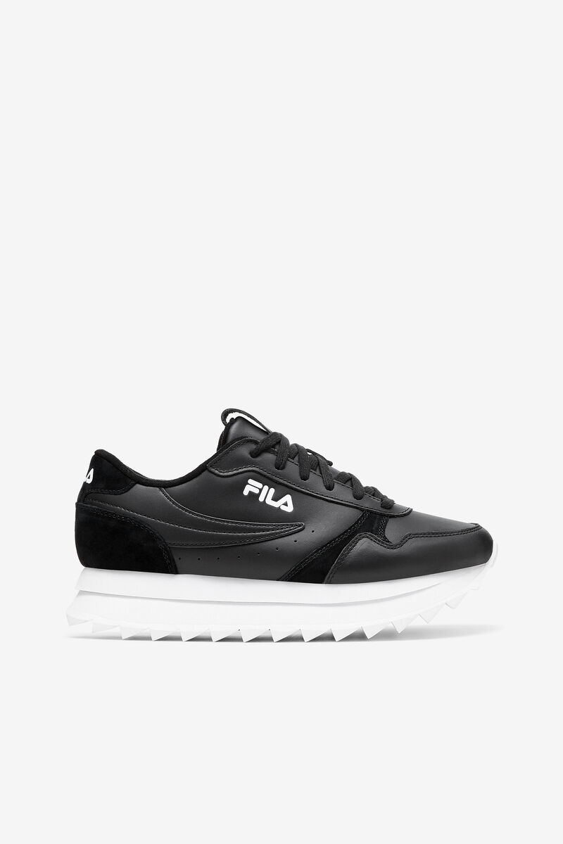 Black / Black / White Women's Fila Fila Orbit Zero Trainers | KsUVWaMw4qI