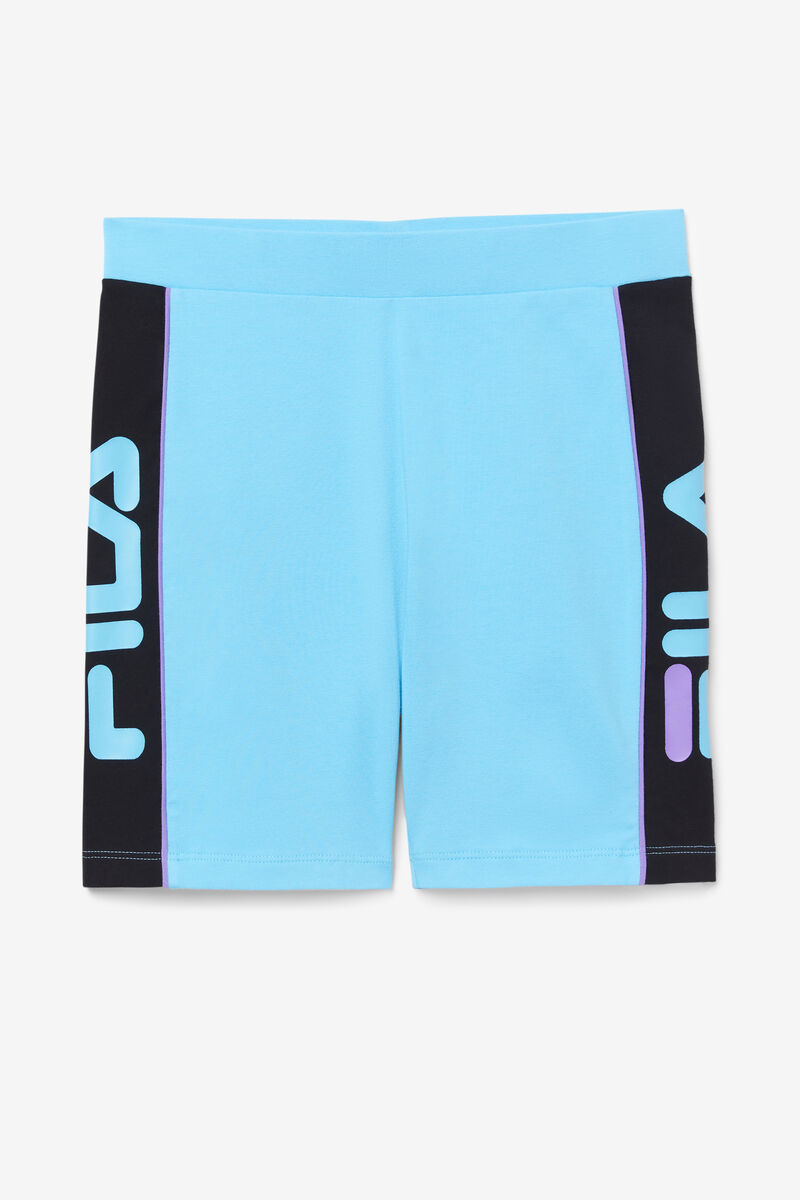 Black / Blue / Purple Women's Fila Trina Bike Short Shorts | dgYh48swBSR