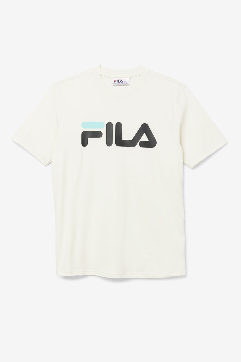 Black / Blue Turquoise Men's Fila Eagle T Shirts | 35sZ2KZ3BI7