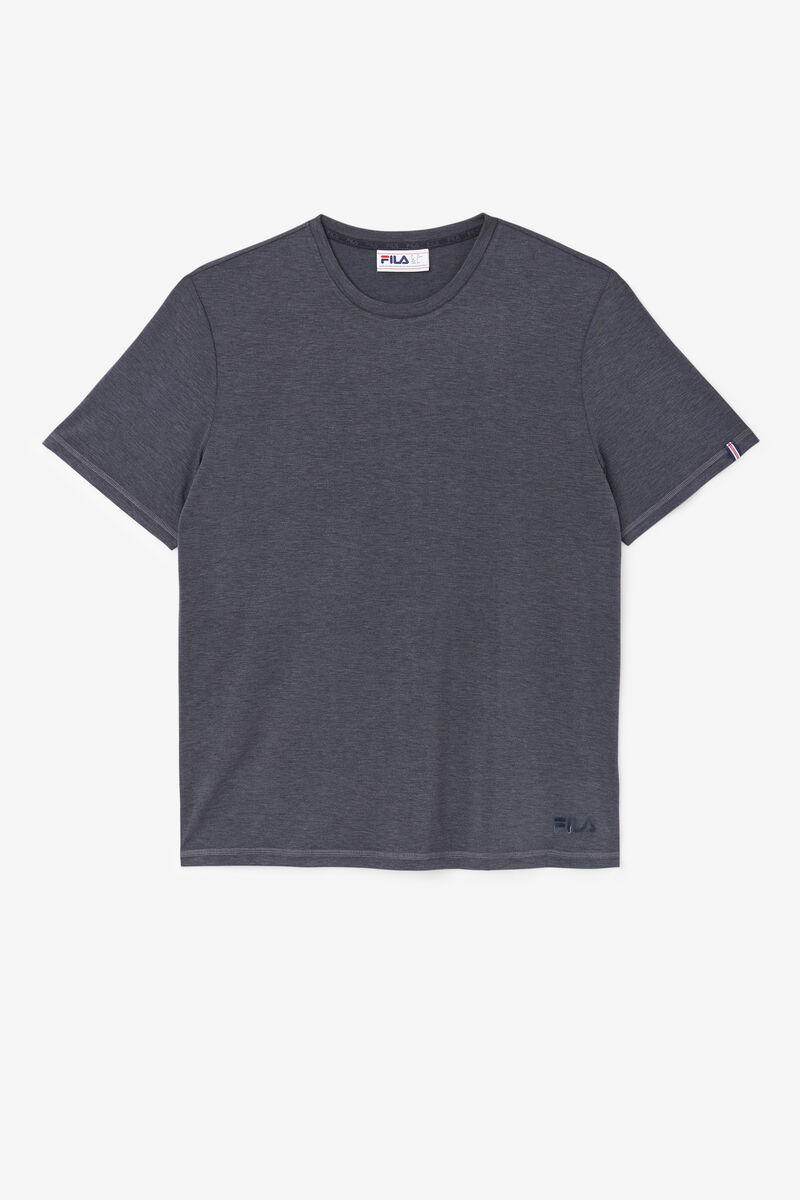 Black Men's Fila Commuter T Shirts | WCwUZ2F3SU9