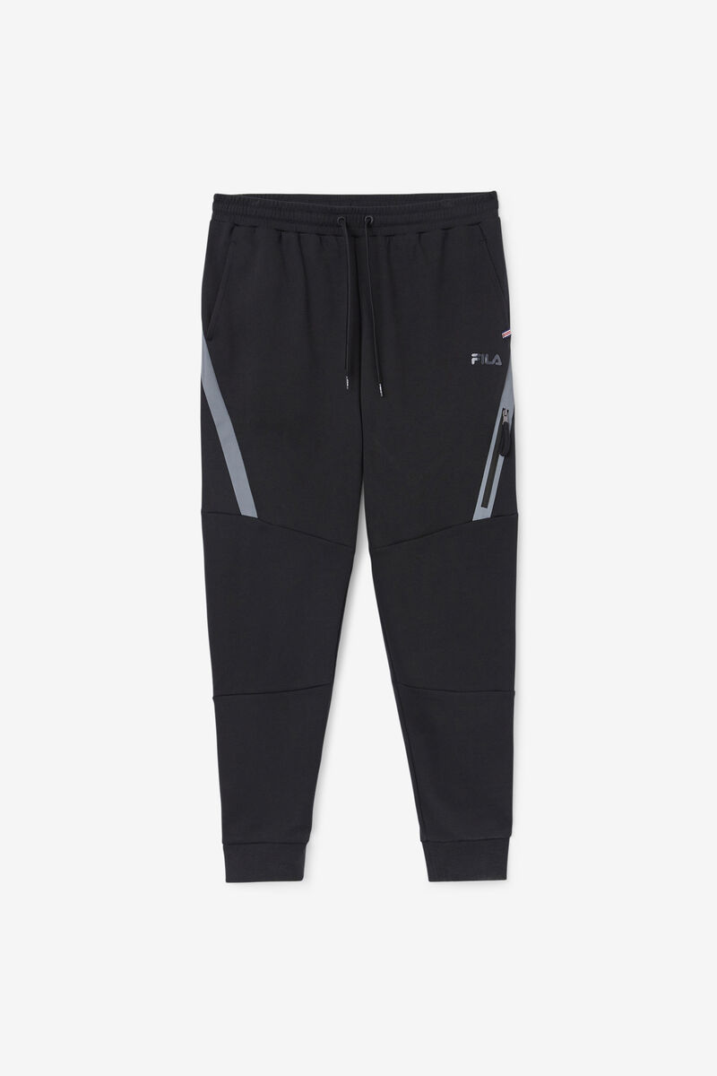 Black Men's Fila Commuter Track Pant Pants | v5CUw14YAcL