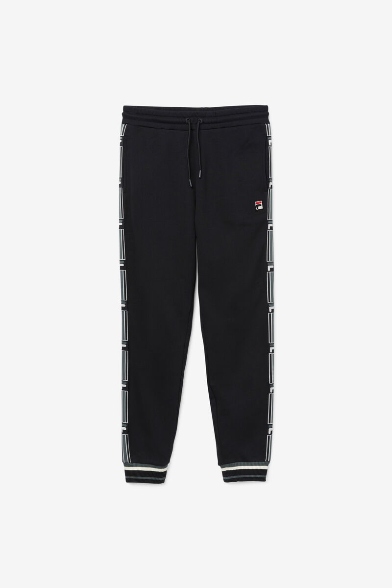 Black Men's Fila Danube Track Pants Pants | udO15D4RAtU