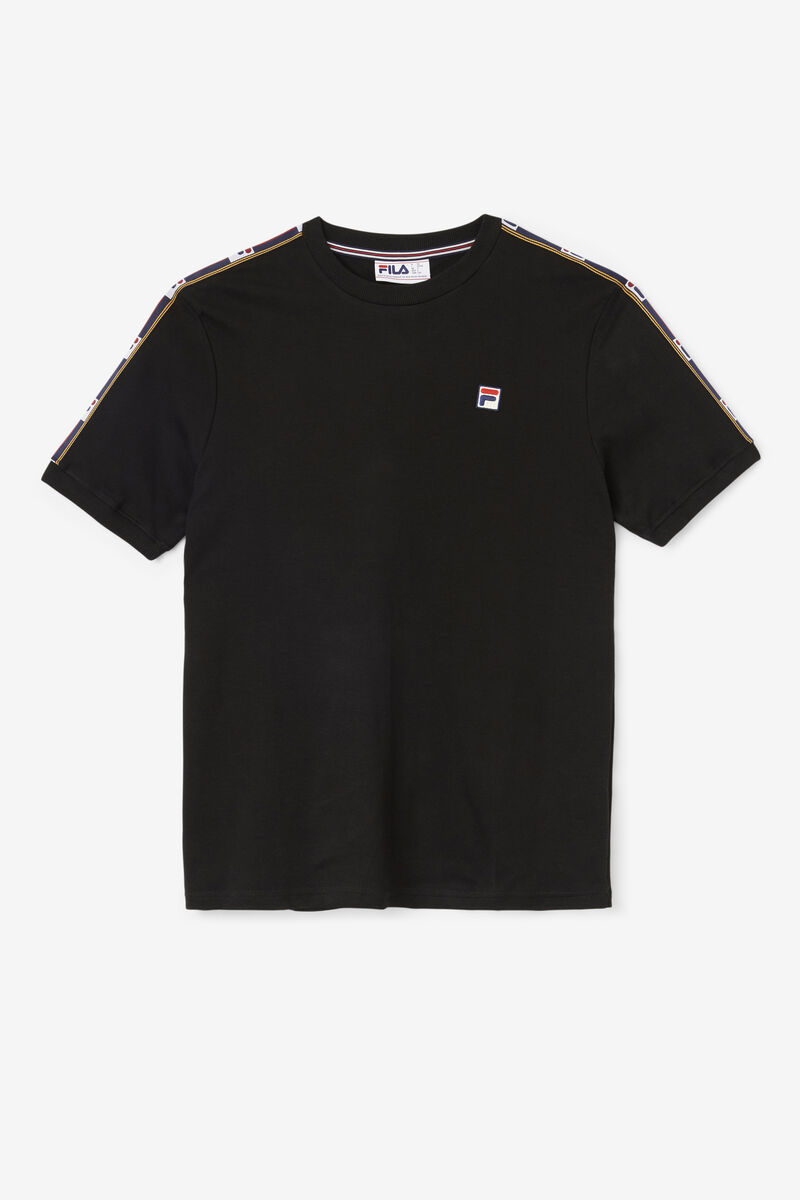 Black Men's Fila Oliver T Shirts | 84FSs8tkZct