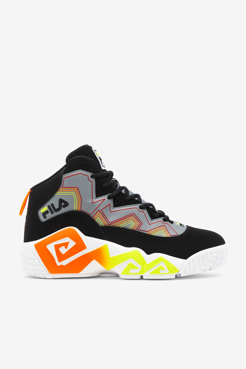 Black / Orange Men's Fila Mb Stitch Hi-top Sneaker | Fila Trainers | ii3G8VKuLuC