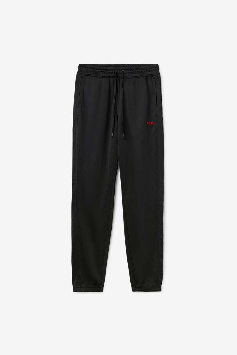 Black / Red Men's Fila Albania Track Pant Pants | DiTdKQGGBuw