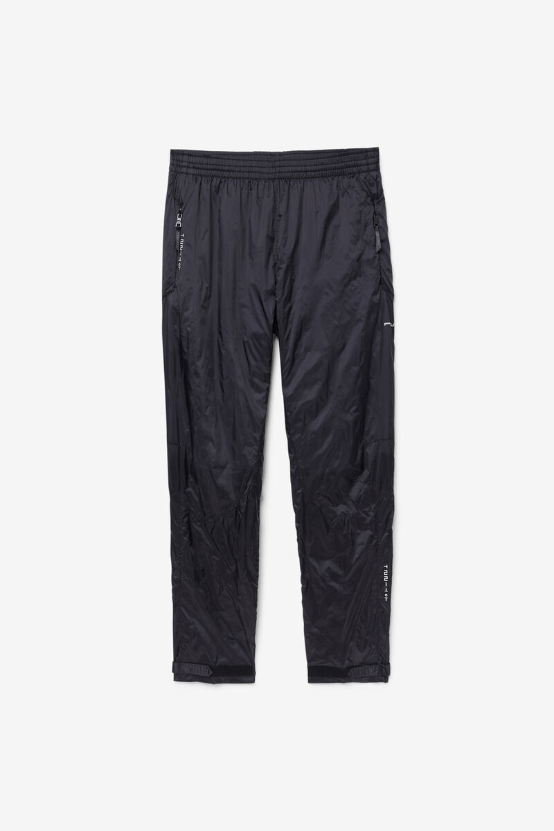 Black / White / Black Men's Fila Vega Wind Pant Pants | laS4TGrDTYV