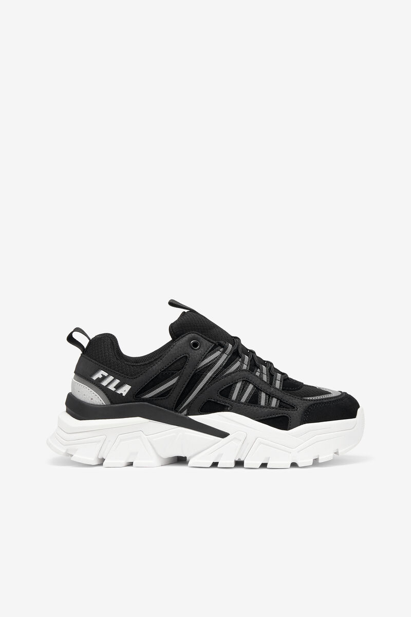 Black / White / Metal Silver Women's Fila Vitalize Trainers | EjSuF43bavu