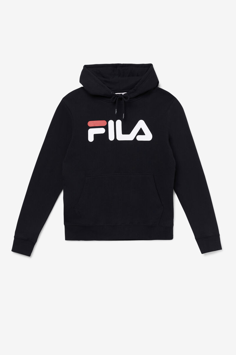 Black / White Women's Fila Lucy Hoodie Hoodies | ehj1ZvnoOFh