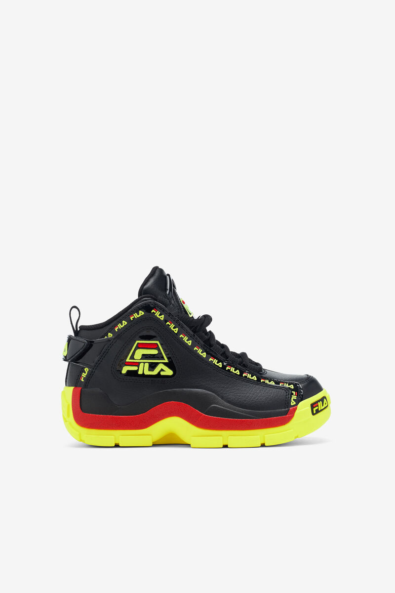 Black / Yellow / Red Kids' Fila Big Grant Hill 2 Repeat Basketball Shoes | qwxuuPUZDb3