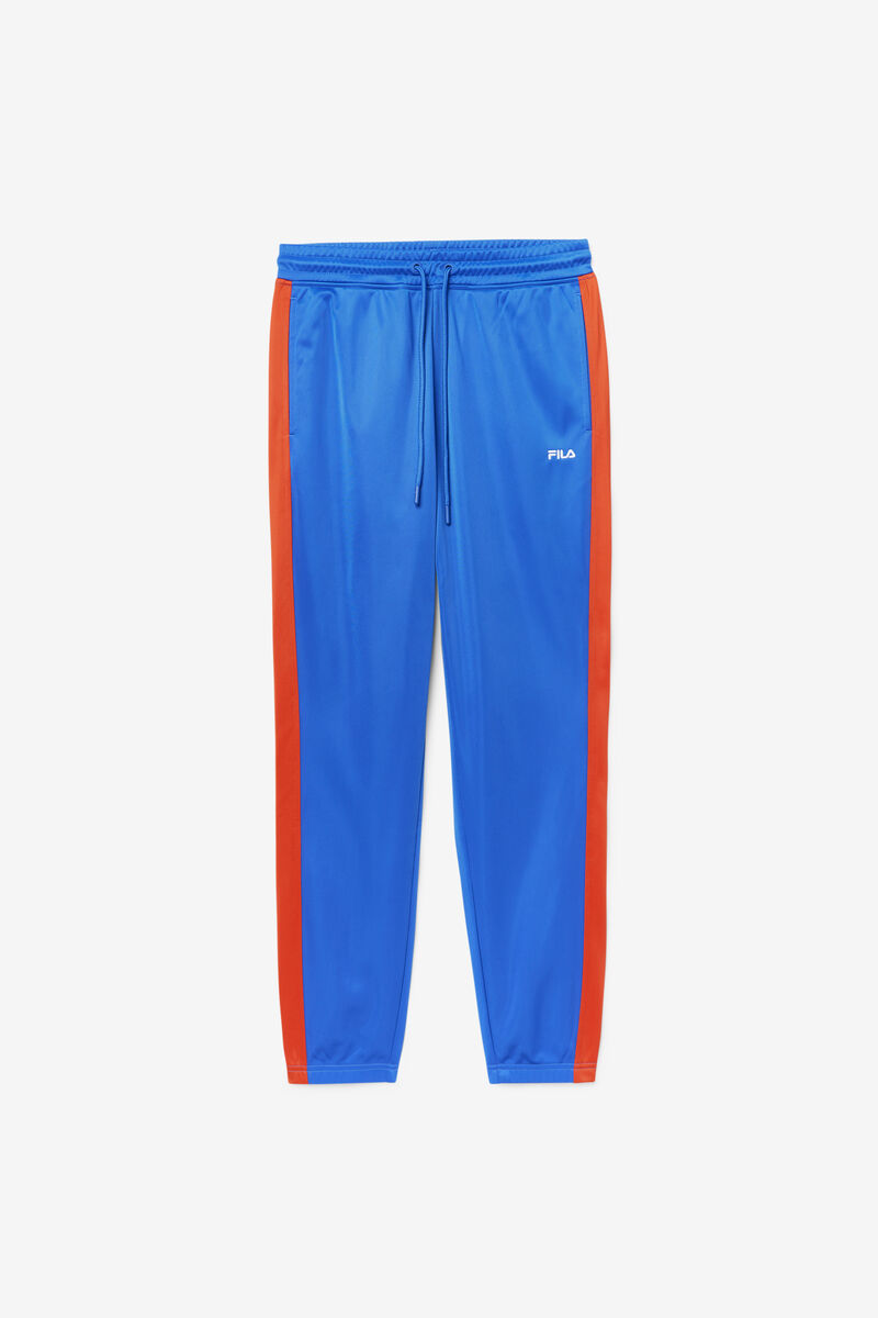 Blue / Red Men's Fila Cuba Pant Tracksuits | kROafW2g6Gw