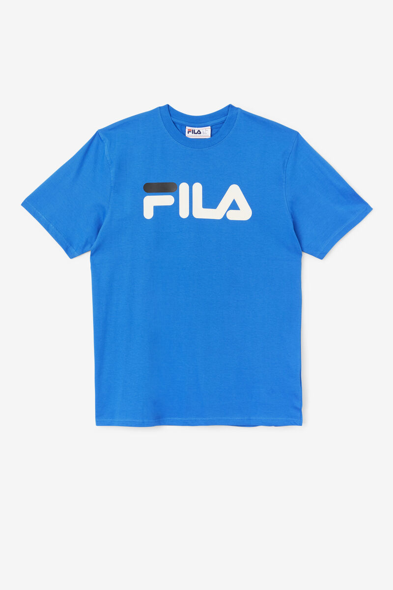 Blue / White / Black Men's Fila Eagle T Shirts | wVPCcUI4Nzs