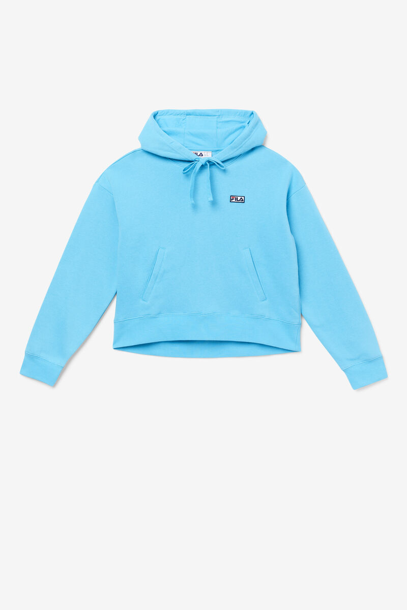 Blue Women's Fila Marina Hoodie Hoodies | dXu69Y3Kby8