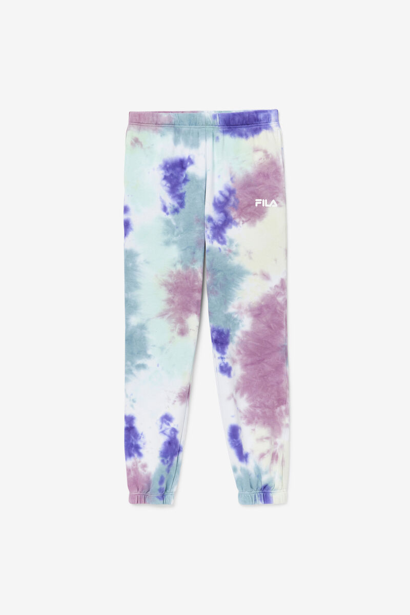 Blue Women's Fila Raleigh Tie Dye Jogger Pants | iMDG8iYERJI