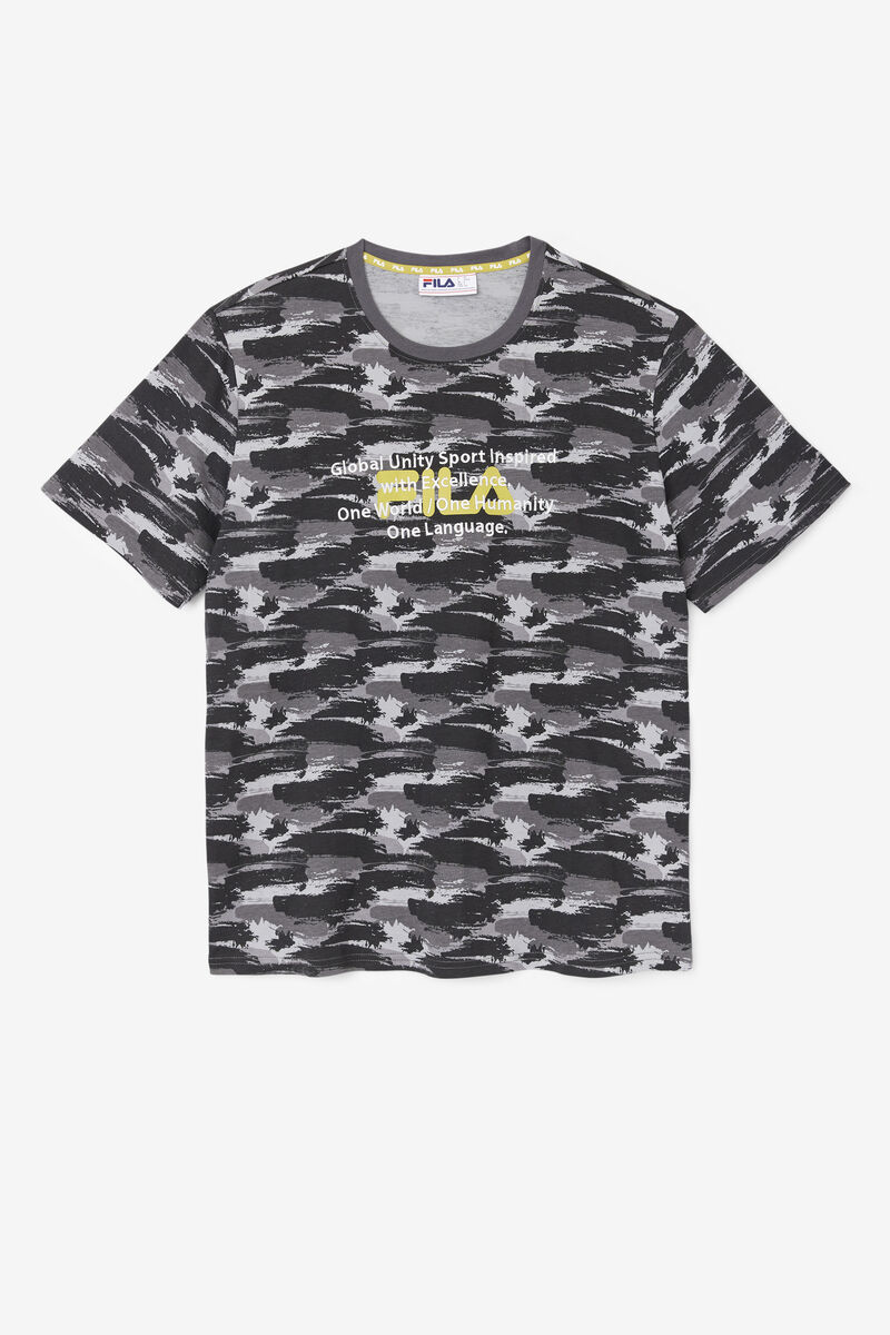 Camo Men's Fila Pepacton T Shirts | yYJSJepQNHu