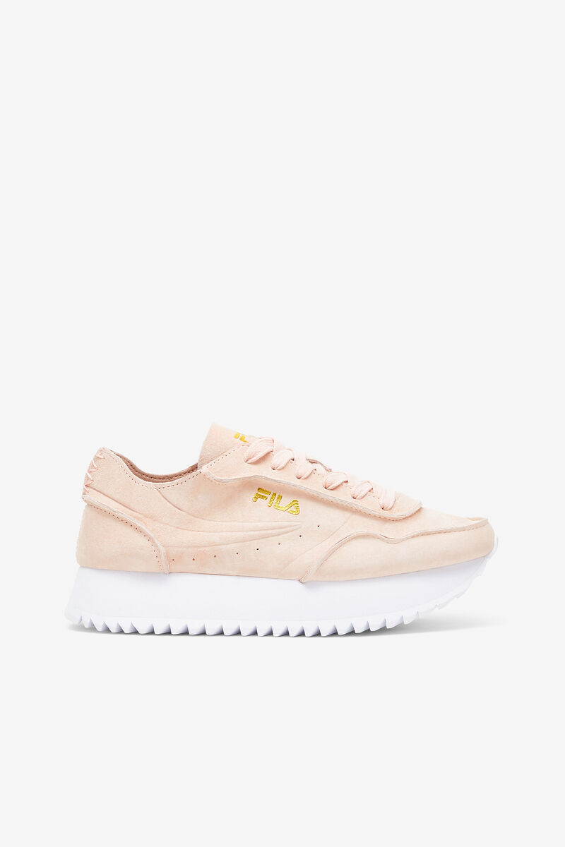 Coral / Metal Gold / White Women's Fila Fila Orbit Deconstructed Trainers | FD9Helc81cp