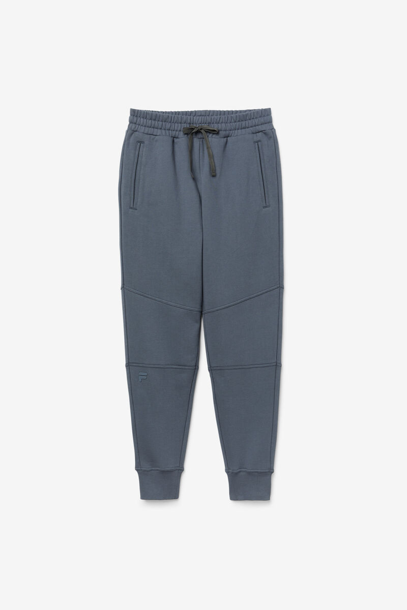 Dark Blue Men's Fila Freya Jogger Pants | C1O1KRCnE3f