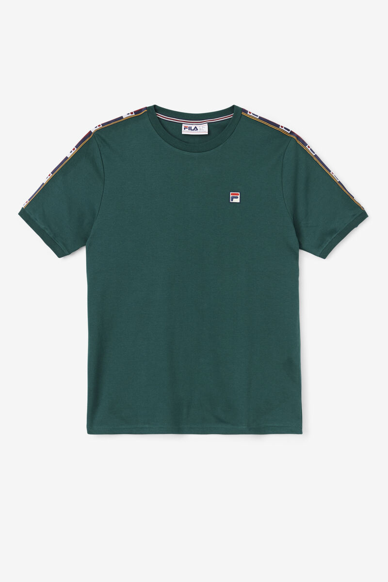 Green Men's Fila Oliver T Shirts | 7qzwxsnAYfh