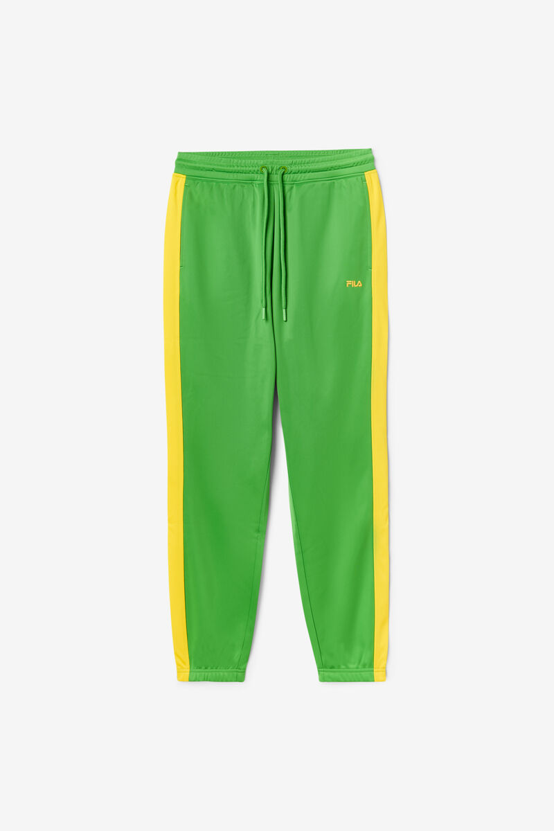 Green / Yellow Men's Fila Brazil Track Pant Tracksuits | Kap5YUlQpog