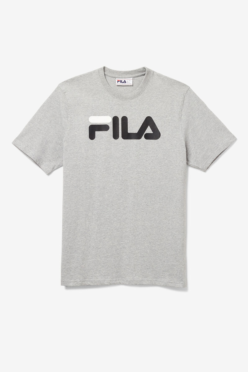 Grey Men's Fila Eagle T Shirts | NEDEU7cGb7S