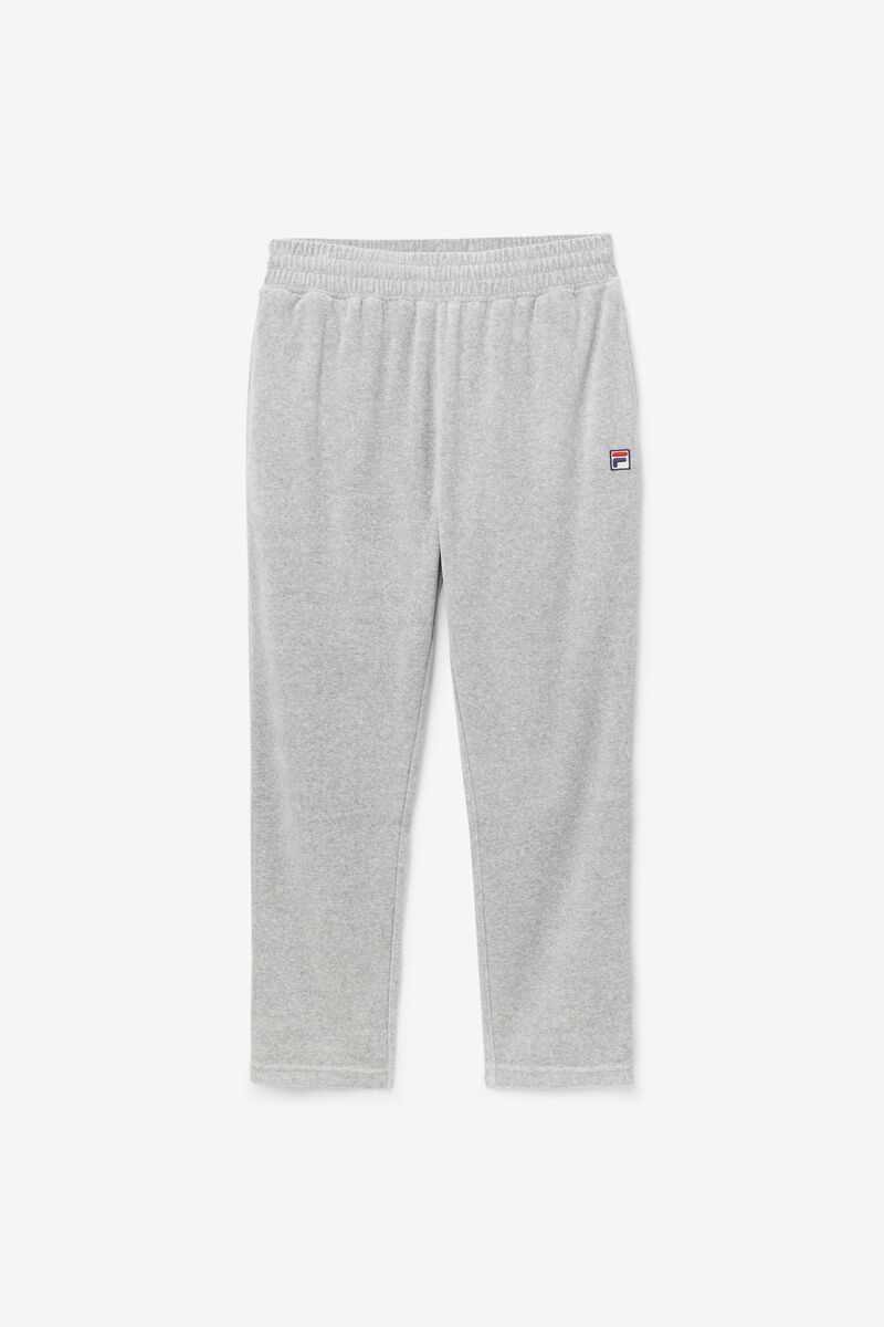 Grey Men's Fila O-fit Velour Pant Pants | syLA9NiN5RZ