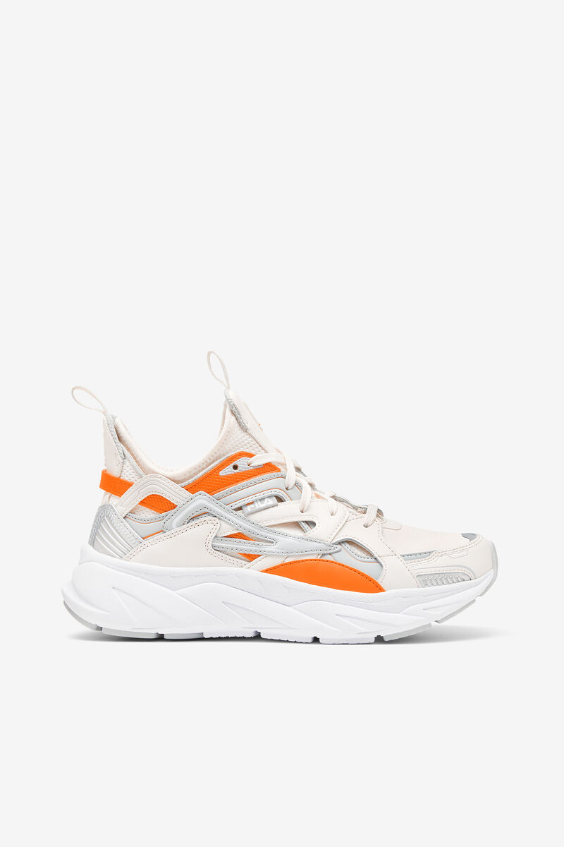 Grey / Orange Women's Fila Hallasan Trainers | UKW1fdSEO5S