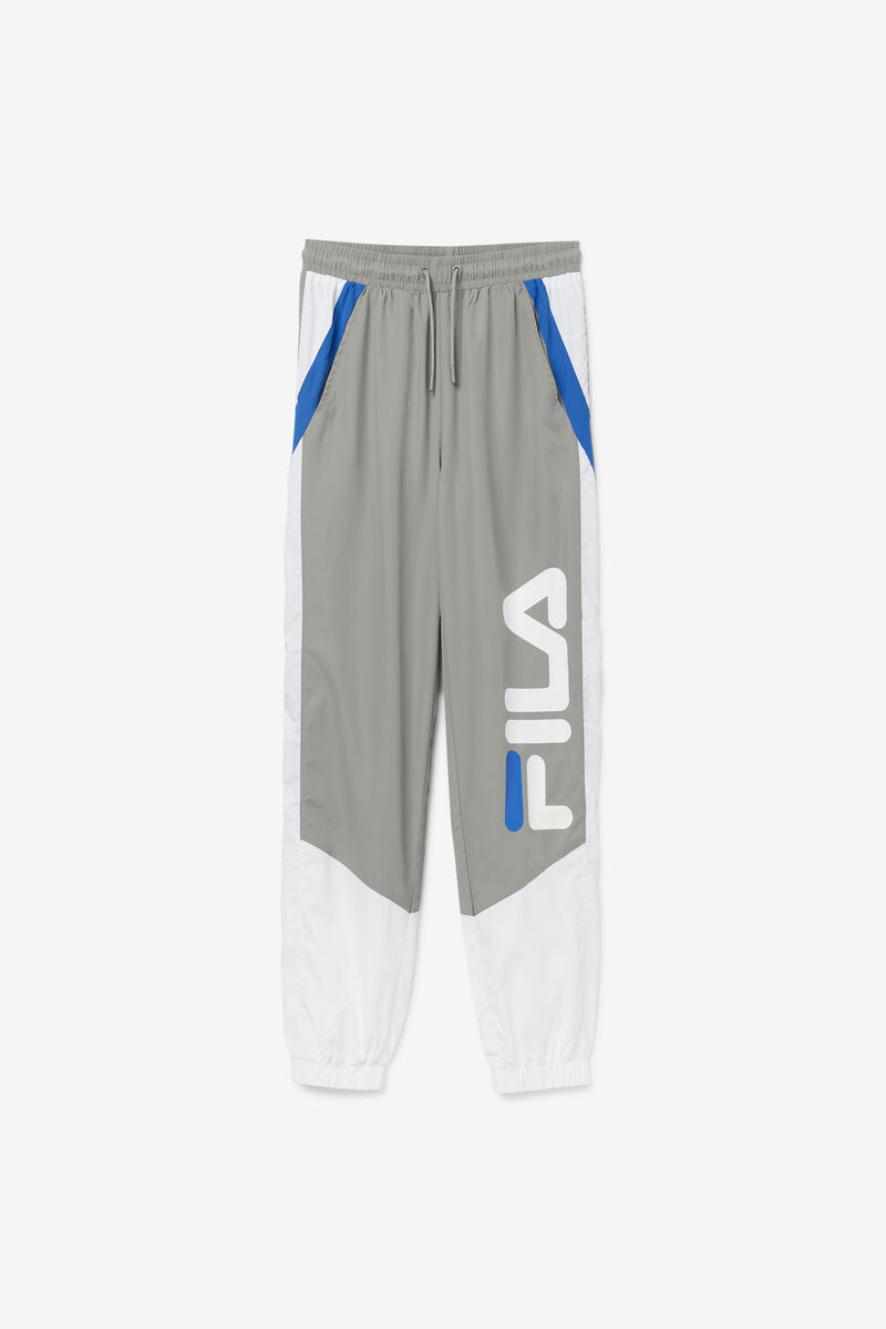 Grey / White / Blue Men's Fila Gustavo Pant Pants | 3VktVroWN7v