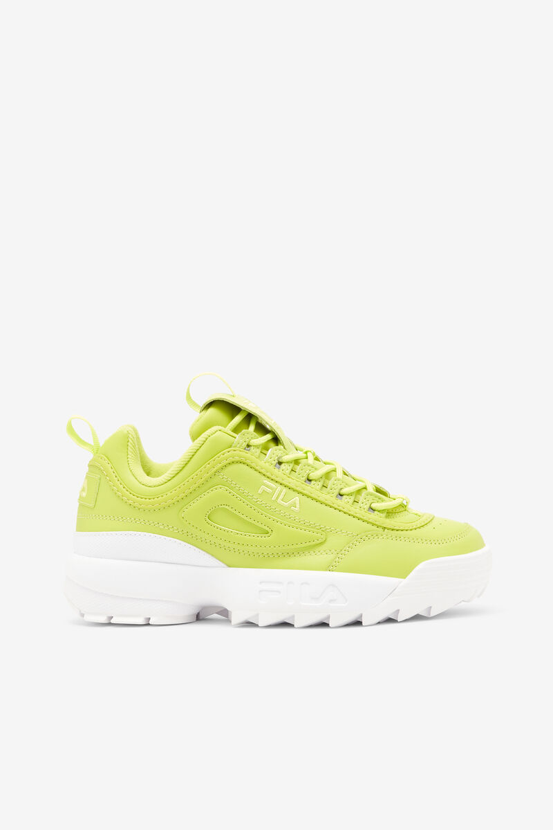 Light Green / Light Green / White Women's Fila Disruptor 2 Premium Platform Shoes | 4I2NbzncQ2X