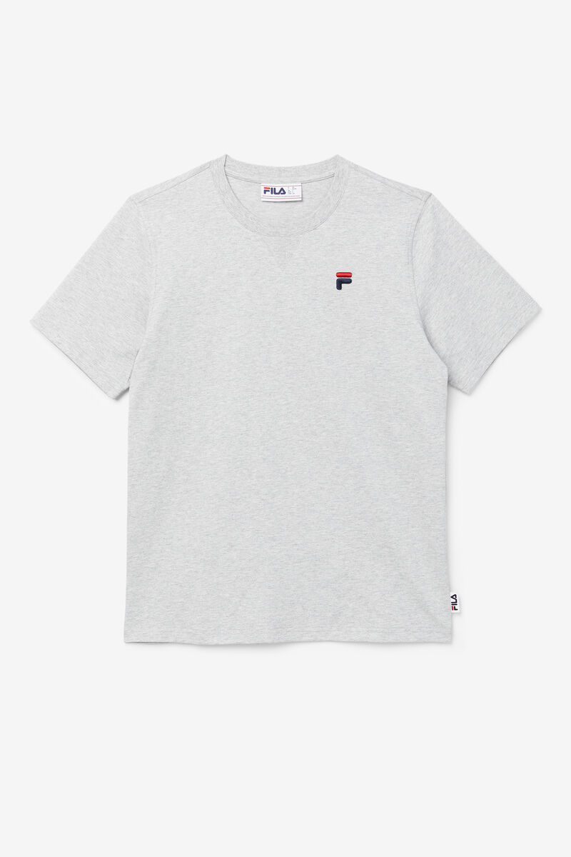 Light Grey Men's Fila Derion T Shirts | MLrNaBSrVZG