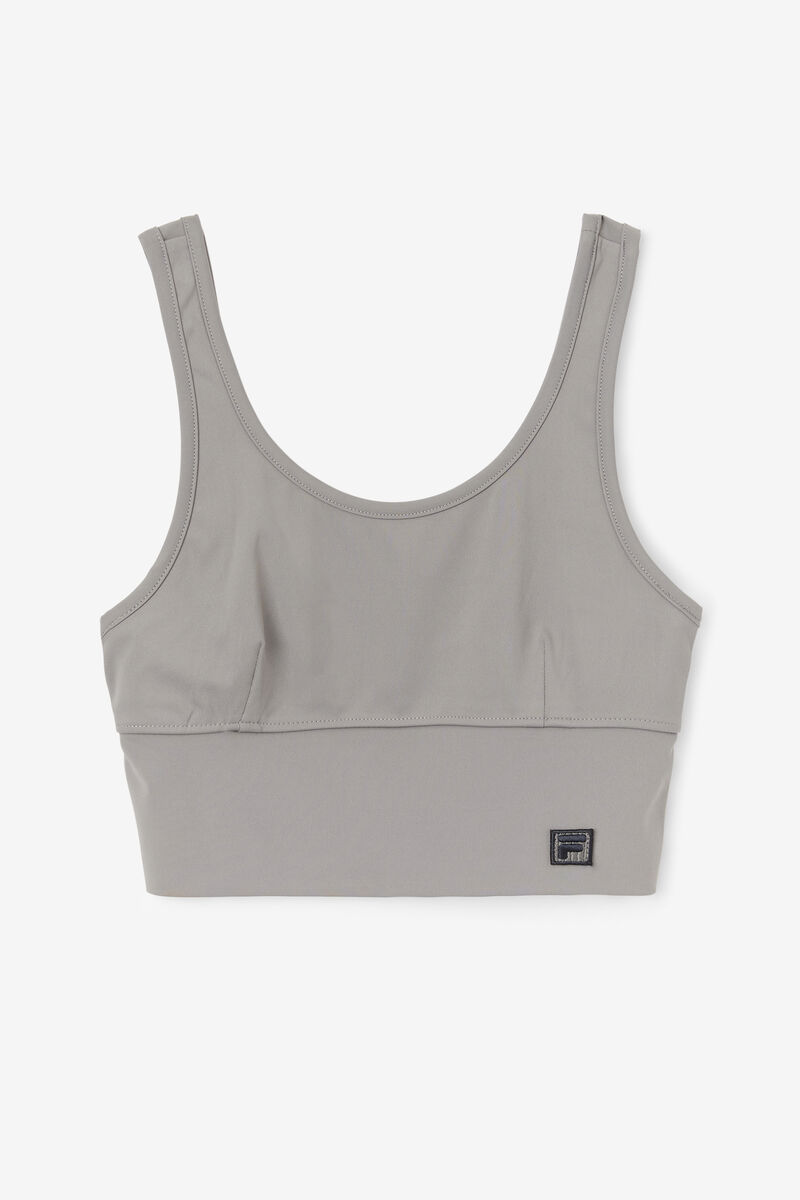 Light Grey Women's Fila Kora Bra Top Sports Bra | lZEny8cn5Yk