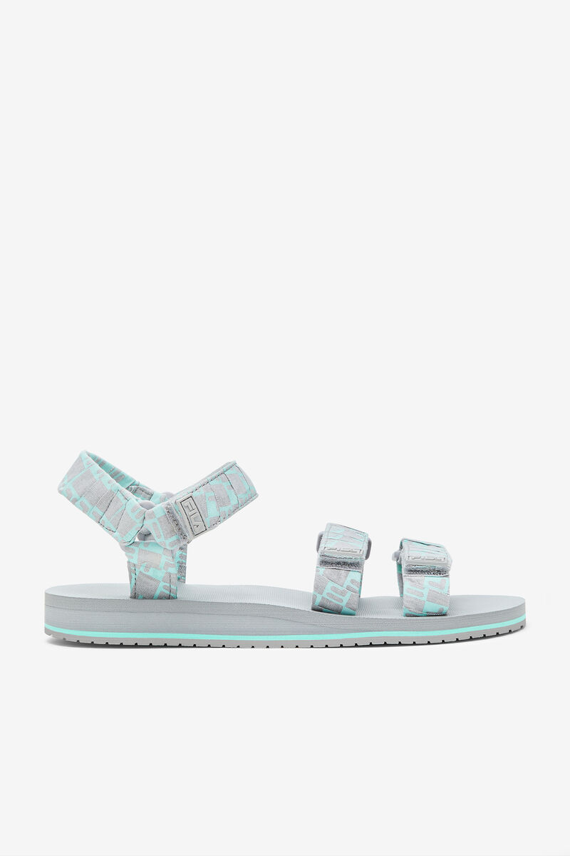 Light Turquoise Women's Fila Drifter Ts Bandana Sandals | iKkLfHAMxkp