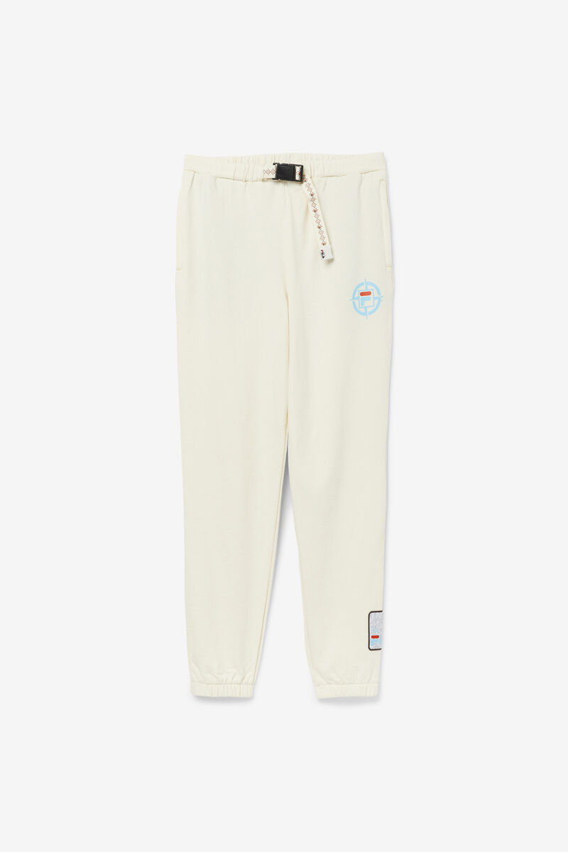 Light Yellow Men's Fila Basecamp Pant Pants | Iisoid5L5IW