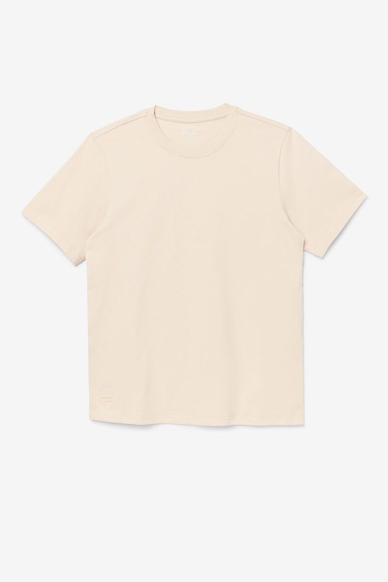 Light Yellow Men's Fila Vinny T Shirts | UfBDhiDV9Yu