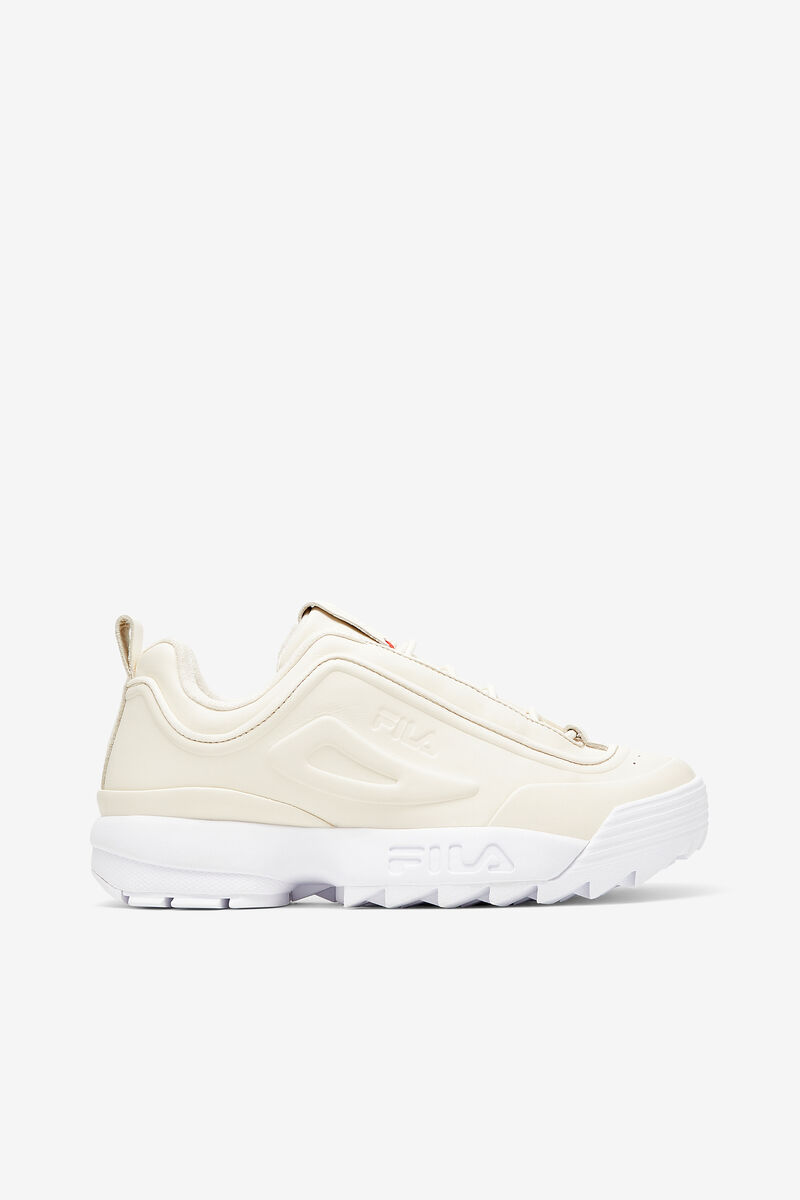 Light Yellow Women's Fila Disruptor Zero Platform Shoes | qvY7NRqmegr