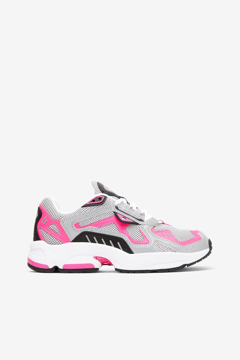 Metal Silver / Pink / White Women's Fila Archive Rjv Trainers | 5wjoT9GPTCc