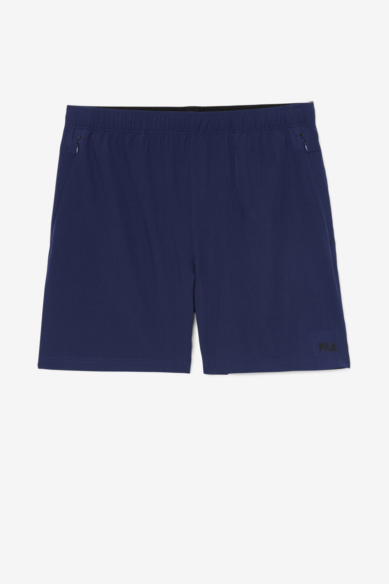 Navy / Black Men's Fila Finula Short Shorts | Dg6m1I6en4A