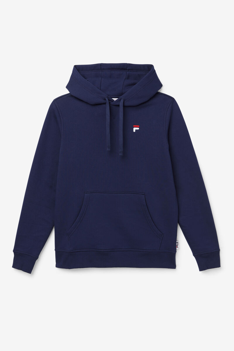 Navy Men's Fila Godfrey Hoodie Hoodies | AxkhW2Xua9d