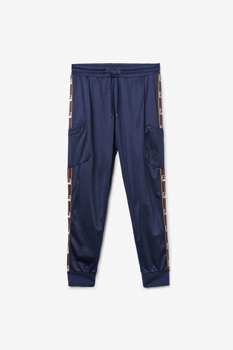 Navy Men's Fila Jaxson Pant Tracksuits | nDV2ajxsksA