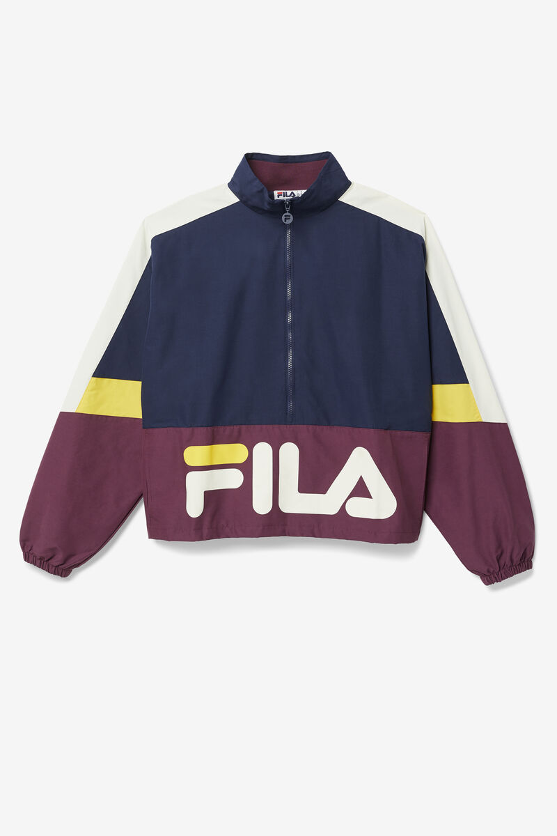 Navy Men's Fila Reid Track Jacket Tracksuits | mcWpMEsMG3a