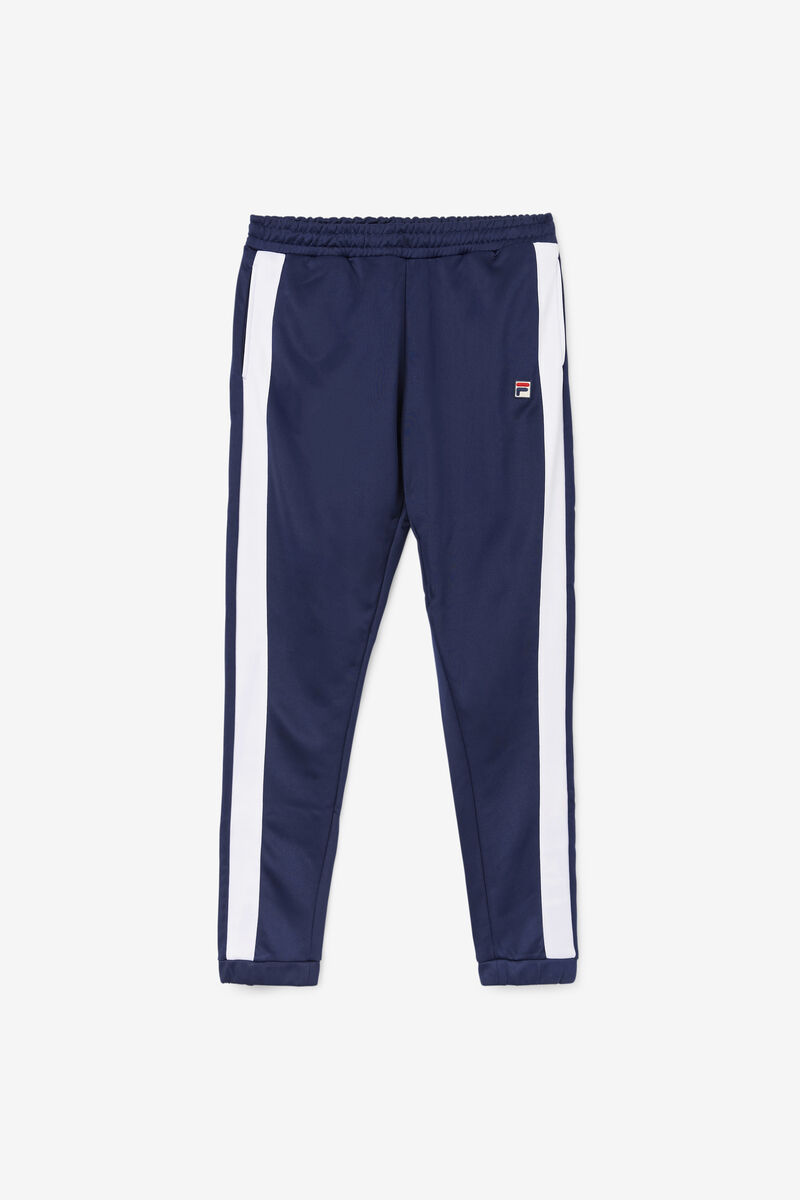 Navy / White Men's Fila Renzo Pant Pants | KZ45DF9h8La