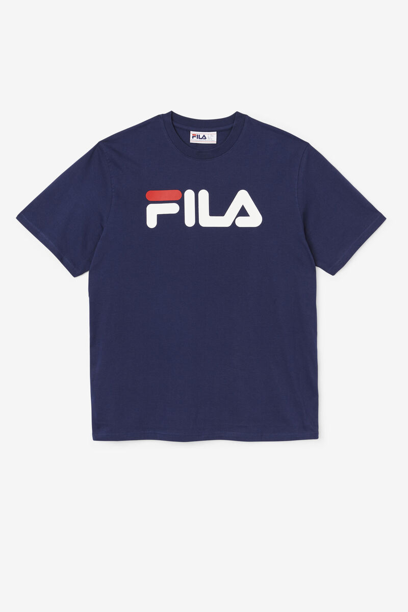 Navy / White / Red Men's Fila Eagle T Shirts | ZPAISqddII9