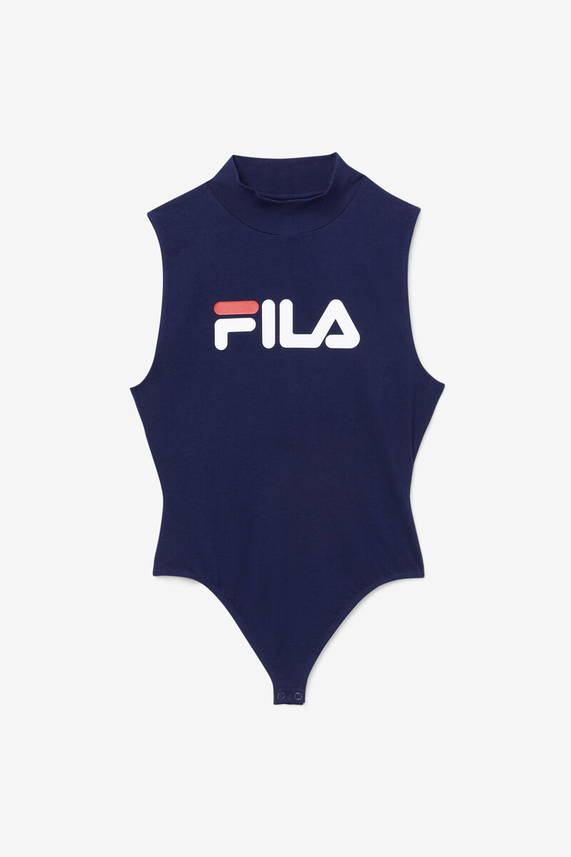 Navy / White / Red Women's Fila Donata Bodysuit Bodysuits | kB8gkvhLGWr