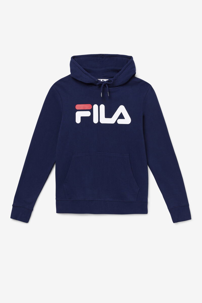 Navy / White Women's Fila Lucy Hoodie Hoodies | yDYMBQskZZg