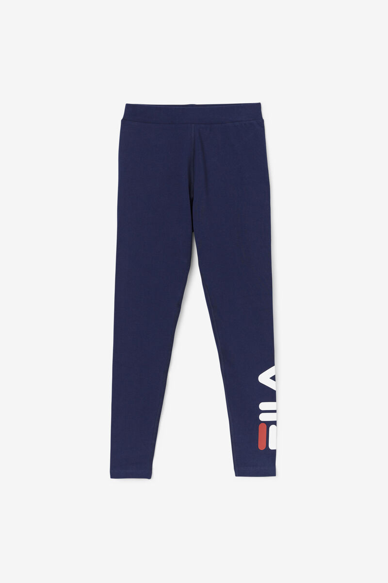 Navy Women's Fila Elora Legging Leggings | wXIM2wO6irr