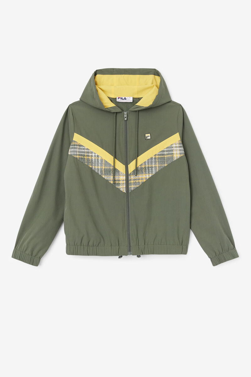 Olive Women's Fila Gemma Wind Jacket Jackets | iRjypLrOcyV