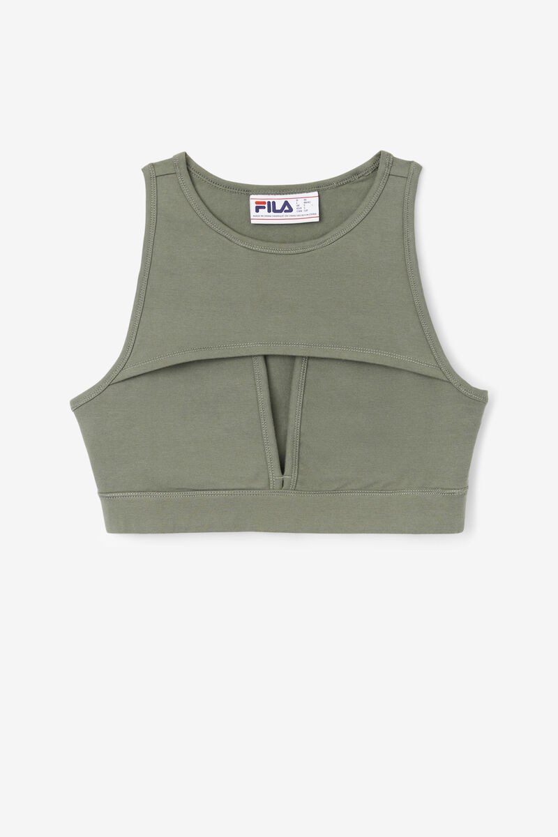 Olive Women's Fila Micaela Bra Top Sports Bra | Y128td498b9