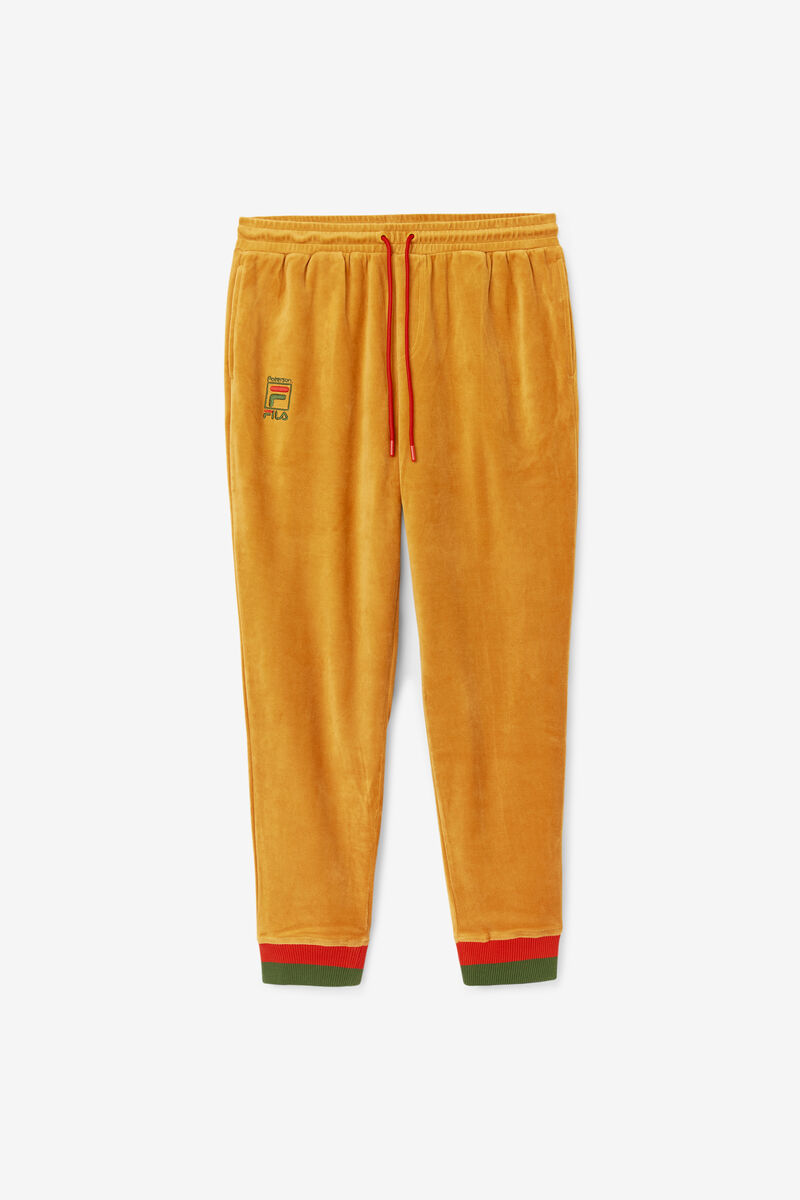 Orange Men's Fila Fila X Paterson Velour Pant Pants | aHoJWYtkqcK