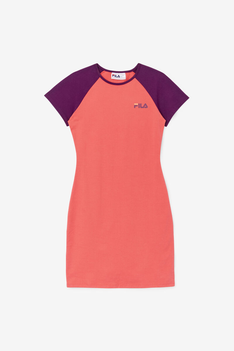 Pink Women's Fila Kyra Dress Dresses | W3JMegbwXsI