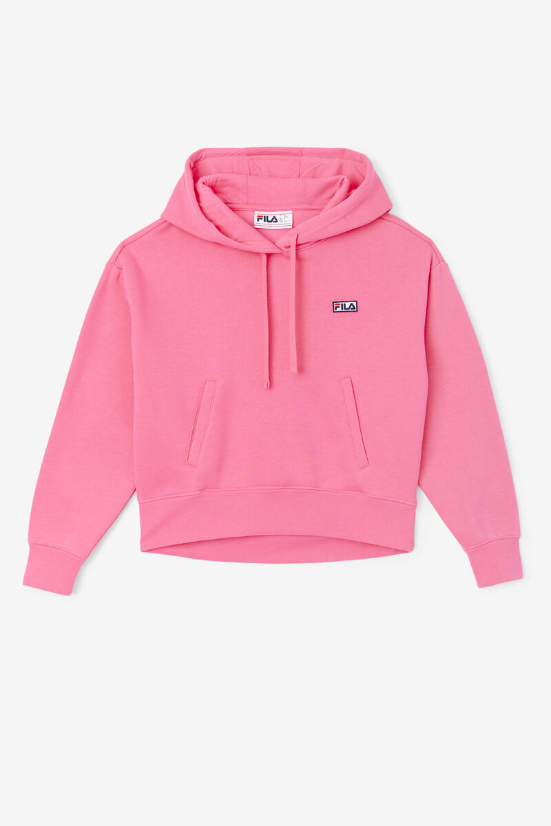 Pink Women's Fila Marina Hoodie Hoodies | moUmmfhDYas