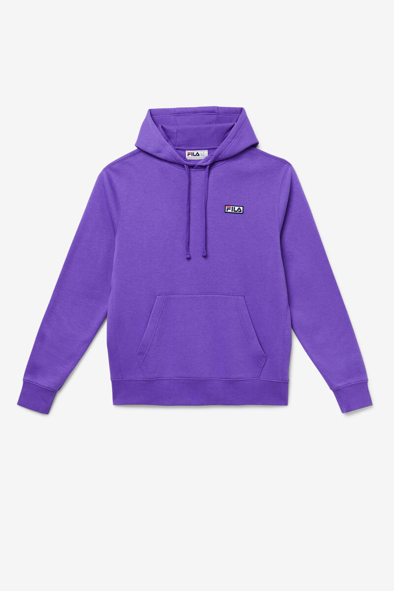 Purple Men's Fila Algot Hoodie Hoodies | 1lRZV39Fq7I