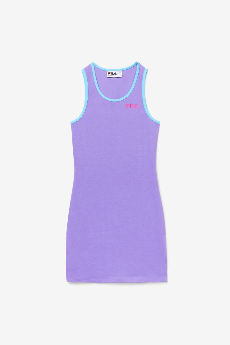 Purple / Pink / Blue Women's Fila Mattea Dress Dresses | 7DVcdXNWGdl